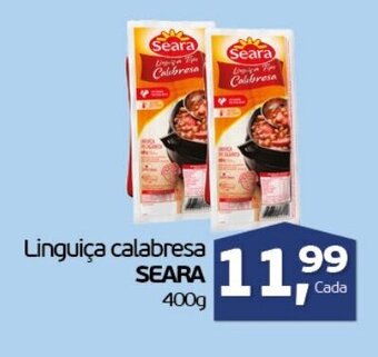 Cometa Supermercados Linguica calabresa Seara 400g oferta