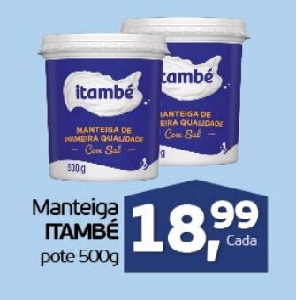 Cometa Supermercados Manteiga Itambe 500g oferta