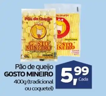 Cometa Supermercados Pao de quejo Gosto Mineiro 400g oferta
