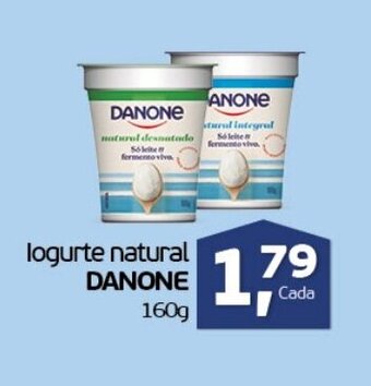 Cometa Supermercados Iogurte Natural Danone 160g oferta