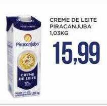 Apoio Mineiro Creme de leite piracanjuba oferta
