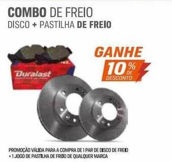 AutoZone Combo de freio disco + pastilha de freio oferta