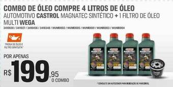 AutoZone Combo de óleo compre 4 litros de óleo oferta