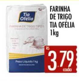 Supermercados Avenida Farinha de trigo tia ofélia oferta