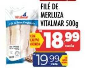 Supermercados Avenida Filé de merluza vitalmar oferta