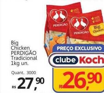 Supermercados Koch Big chicken perdigão tradicional oferta
