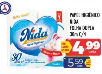 Supermercados Avenida Papel higiênico nida folha dupla c-4 oferta