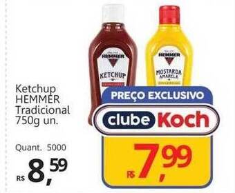 Supermercados Koch Ketchup hemmer tradicional oferta