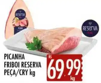 Supermercados Avenida Picanha friboi reserva peça-cry kg oferta