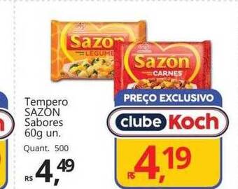 Supermercados Koch Tempero sazon sabores oferta