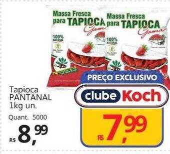 Tapioca pantanal