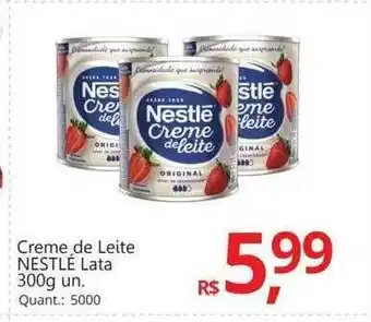 Supermercados Koch Creme de leite nestlé oferta
