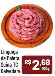 Supermercados Goes Linguiça de paleta suina tc belvedere oferta