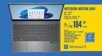 Zema Notebook motion gray oferta