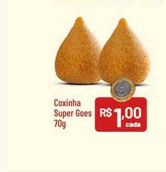 Supermercados Goes Coxinha super goes oferta