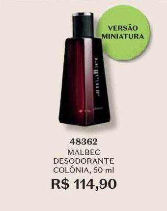 O Boticário Malbec desodorante colônia oferta