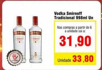 Spani Atacadista Vodka smirnoff tradicional oferta