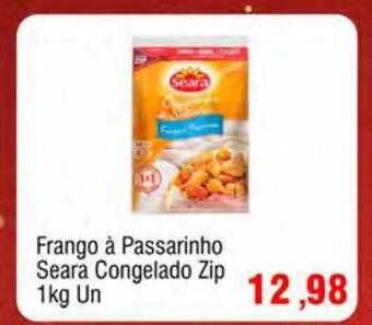 Spani Atacadista Frango à passarinho seara congelado zip oferta