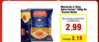 Macarrão c ovos adria cortes