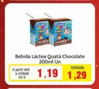Spani Atacadista Bebida láctea quatá chocolate oferta