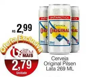 Supermercado Bem Barato Cerveja original pilsen lata oferta
