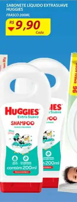 Assaí Atacadista Sabonete Liquido Extra Suave Huggies 200ml oferta