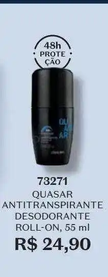 O Boticário Quasar antitranspirante desodorante roll-on oferta
