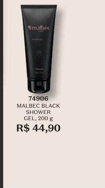 O Boticário Malbec black shower gel oferta