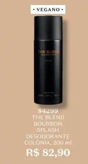 The blend bourbon splash desodorante colônia vegano 84299