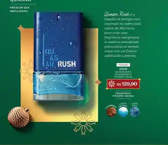 O Boticário Quasar rush desodorante colônia oferta