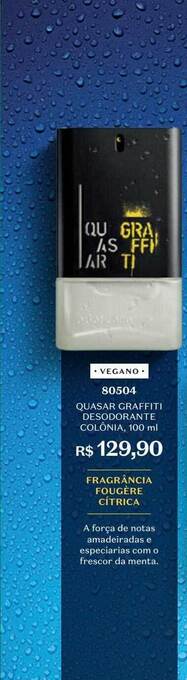 O Boticário Quasar graffiti desodorante colônia oferta