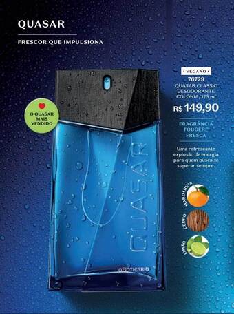 O Boticário Quasar classic desodorante colônia oferta
