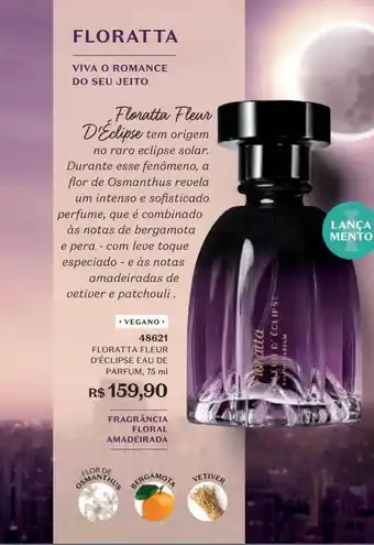 O Boticário Floratta fleur d'éclipse eau de parfum vegano 48621 oferta