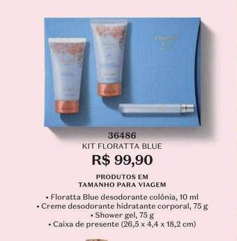 O Boticário Kit floratta blue oferta
