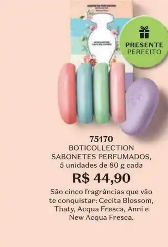 O Boticário Boticollection sabonetes perfumados 75170 oferta