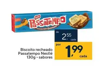 Coop Biscoito recheado Passatempo Nestle 130g sabores oferta