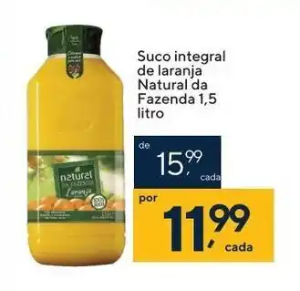 Coop Suco Integral de Laranja Natural da fazenda 1.5L oferta
