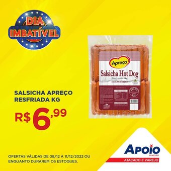 Apoio Mineiro Salsicha Apreco Resfriada 1kg oferta