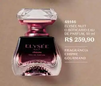 O Boticário Elysée nuit o boticário eau de parfum 48146 oferta