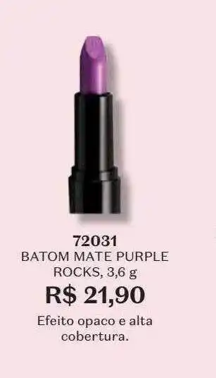 Batom mate purple rocks 72031