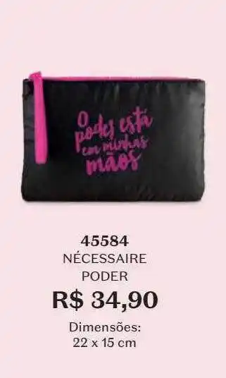 O Boticário Nécessaire poder 45584 oferta