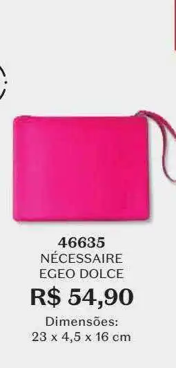 O Boticário Nécessaire egeo dolce 46635 oferta