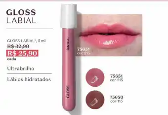 O Boticário Gloss labial oferta
