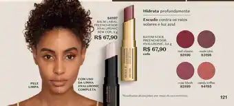 Balm labial preenchedor haluronic sem cor 84197 batom stick preenchedor hyaluronic