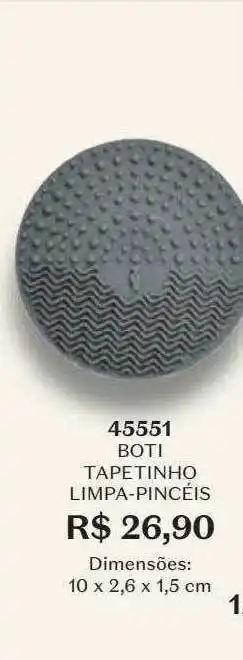 O Boticário Boti tapetinho limpa-pincéis 45551 oferta