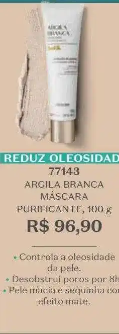 Argila branca máscara purificante 77143
