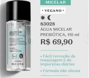 Água micelar prebiótica vegano 83028