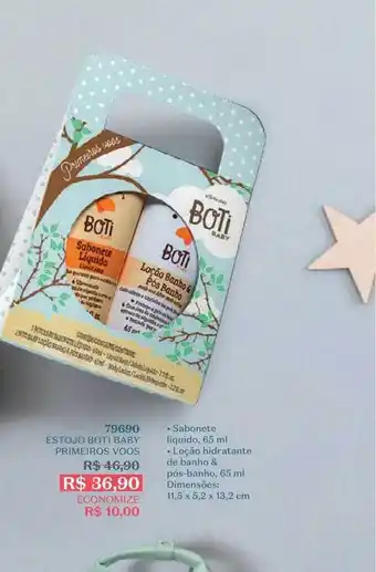 O Boticário Estojos boti baby primeiros voos 79690 oferta