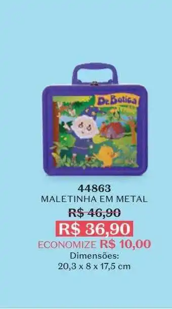 Maletinha em metal 44863