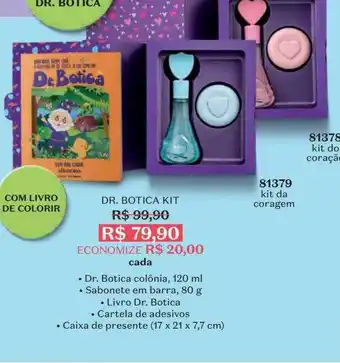O Boticário Dr. botica kit oferta